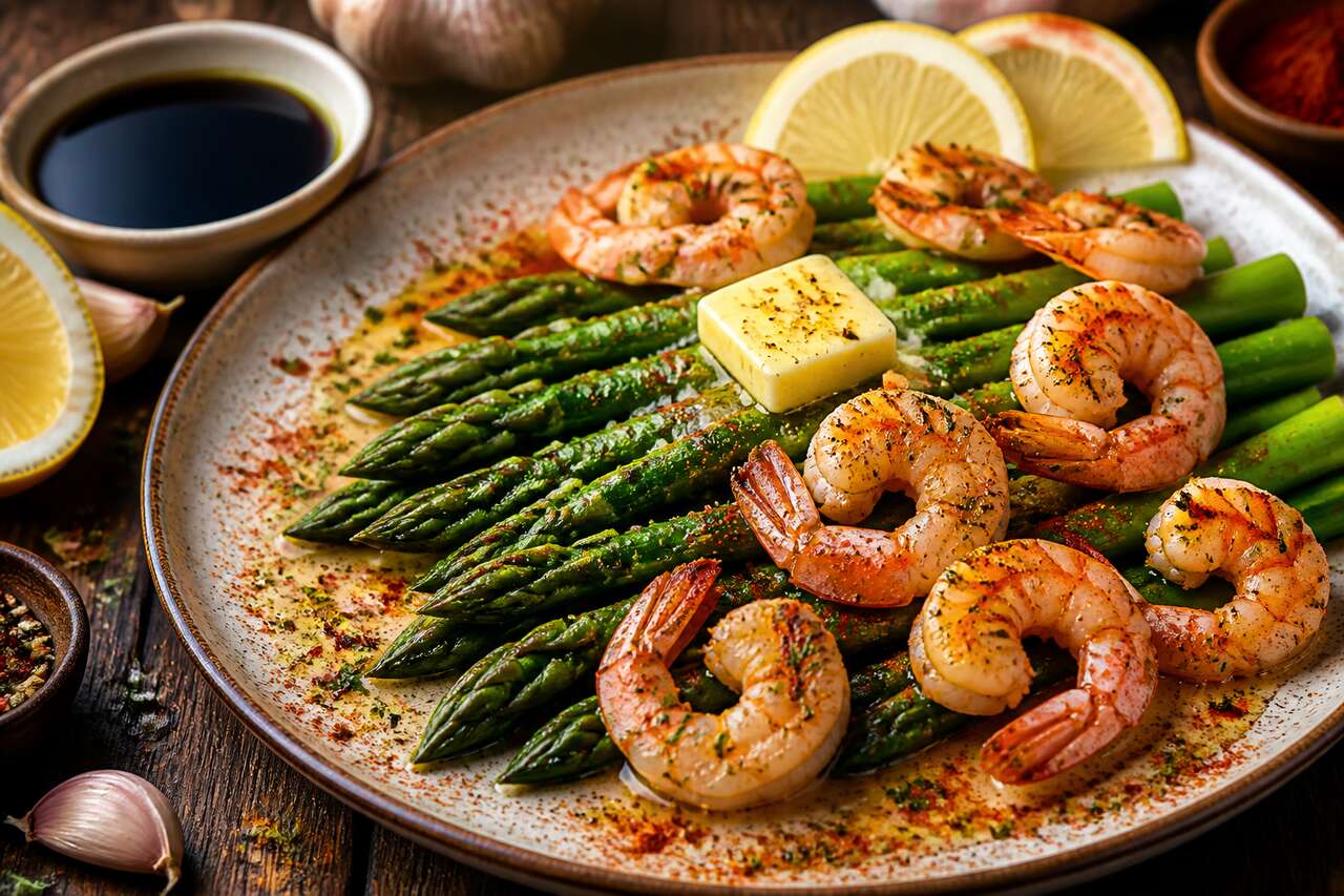 Recette d'asperges aux crevettes : simple et savoureux