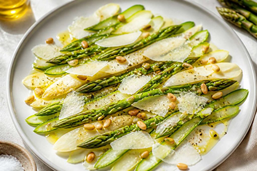 Recette facile : carpaccio d'asperges