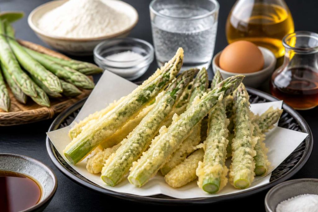 Tempura d'asperges vertes : recette simple et délicieuse