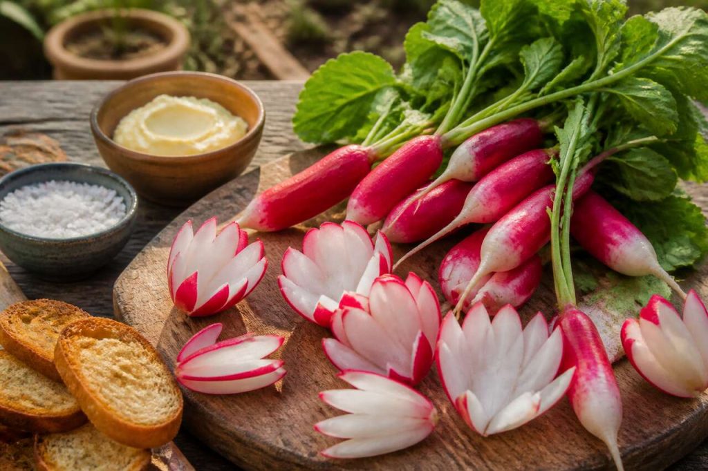 Recette facile : jardin de radis maison