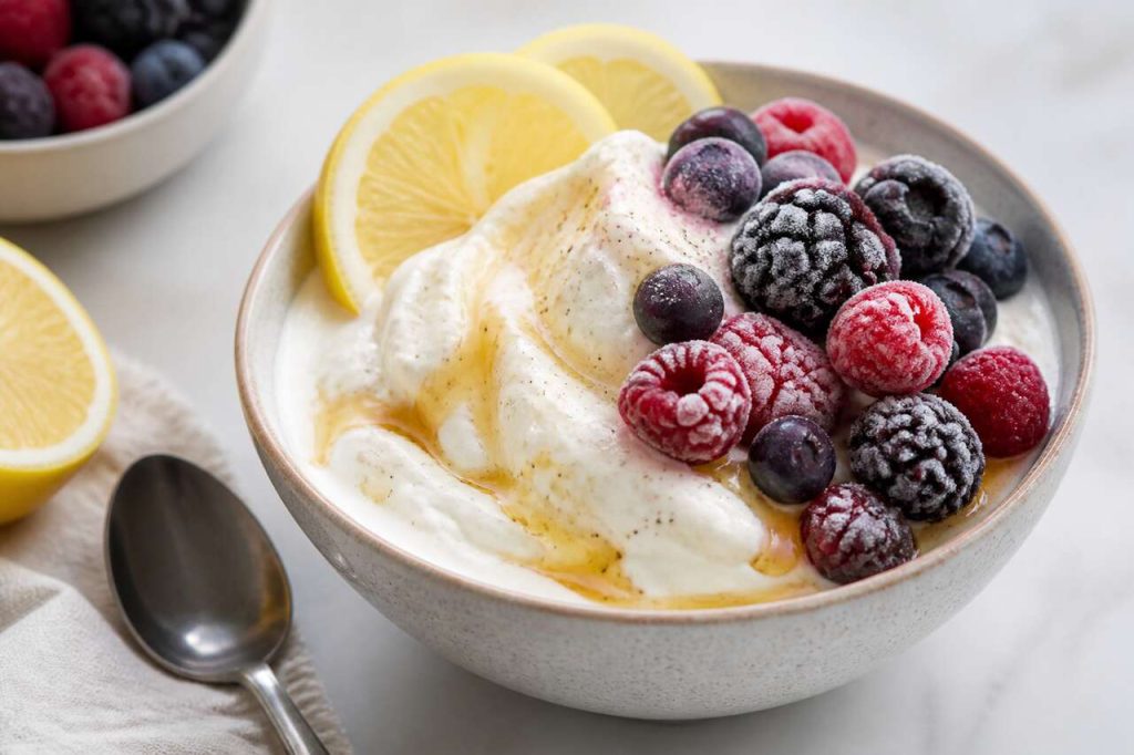 Recette de frozen yogurt maison simple et rapide