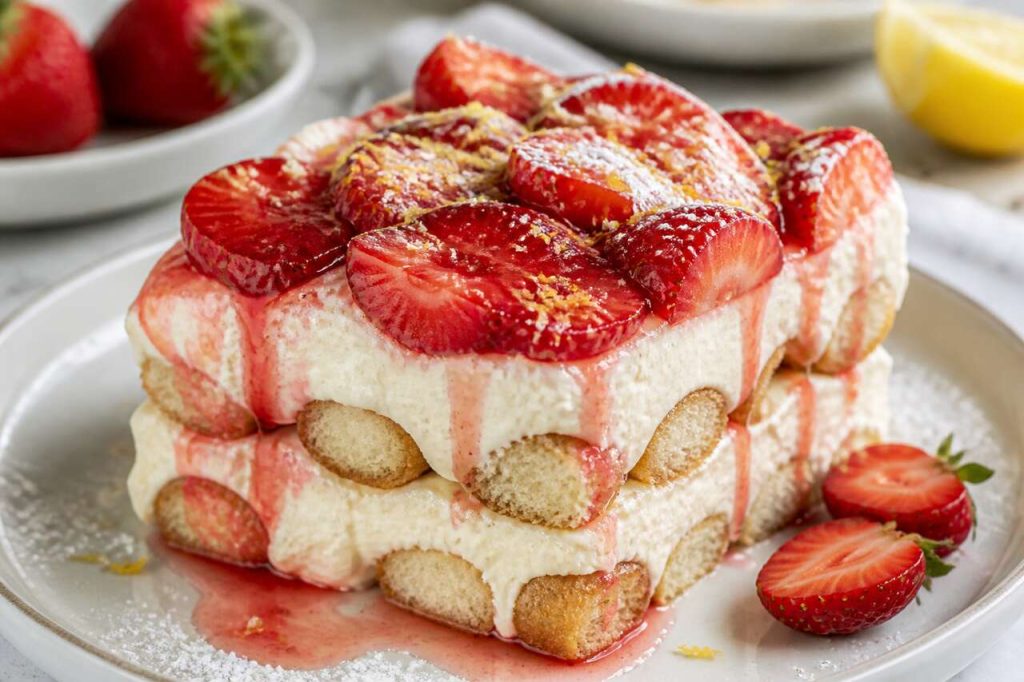 Tiramisu aux fraises : recette simple et délicieuse