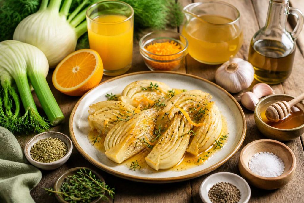 Fenouil braisé à l'orange : recette facile et savoureuse