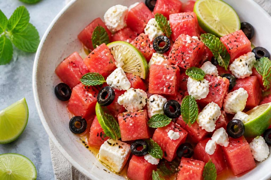 Salade de pastèque : recette simple et rafraîchissante