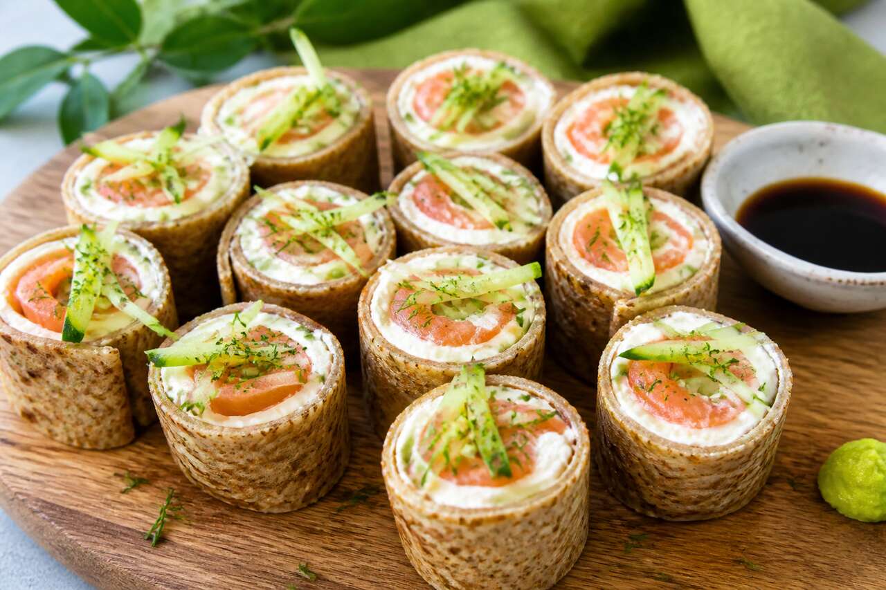 Makis de crêpes de sarrasin : recette facile et rapide