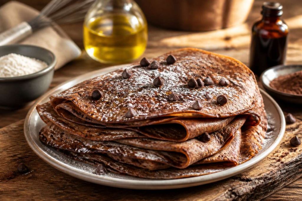 Crêpes au chocolat : recette facile et délicieuse
