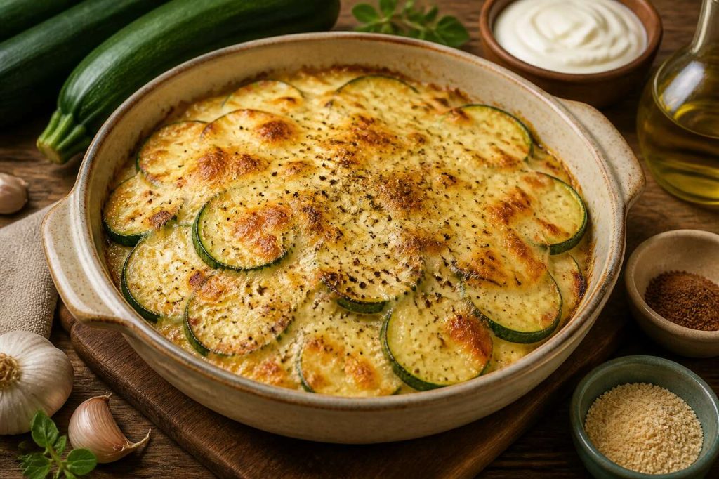 Gratin de courgettes facile : recette simple et rapide
