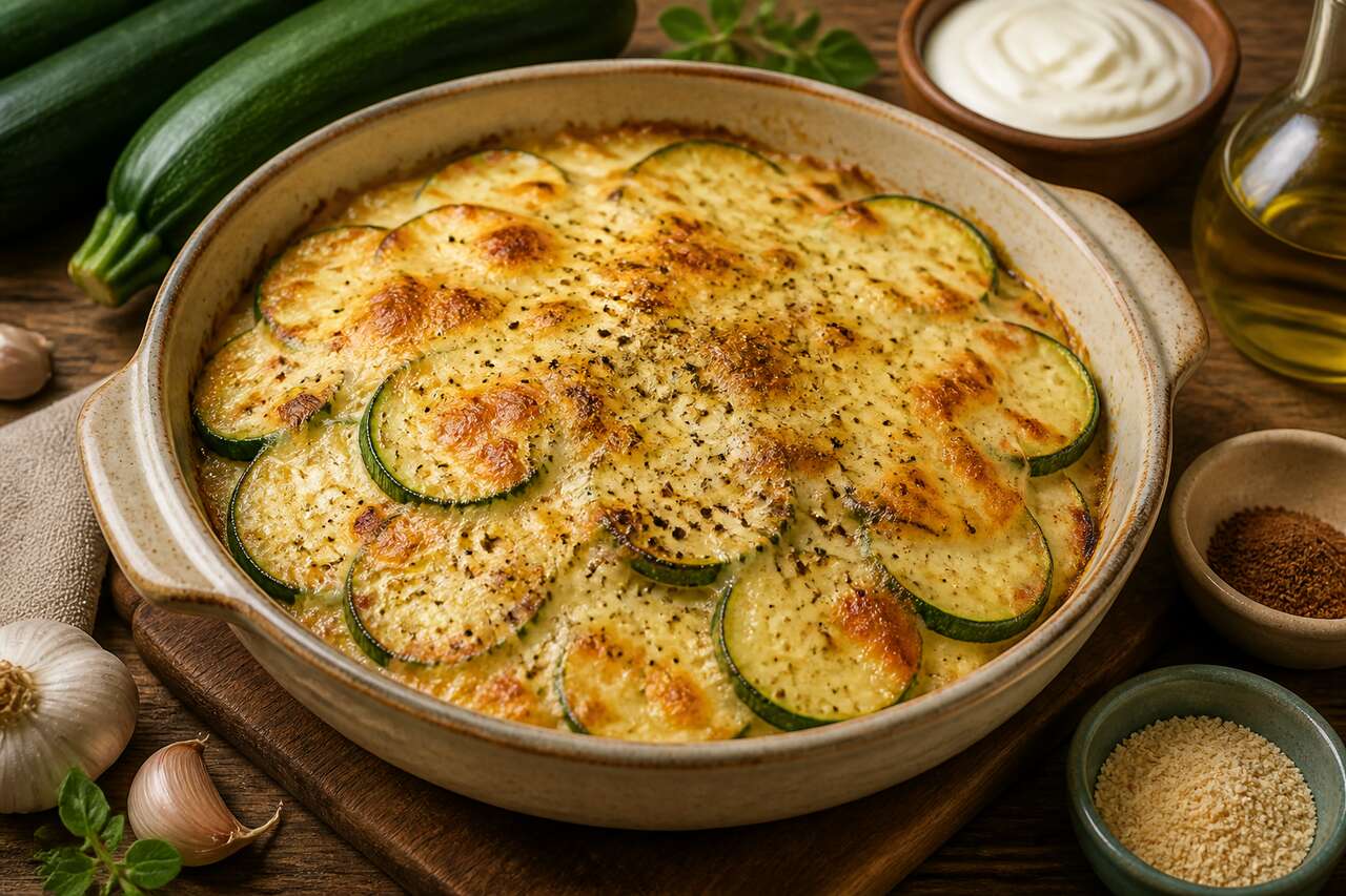 Gratin de courgettes facile : recette simple et rapide