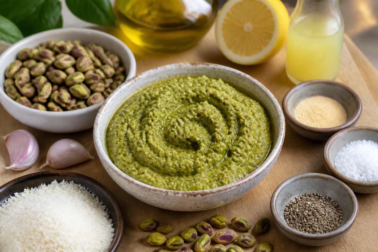 Recette facile : pesto de pistaches maison