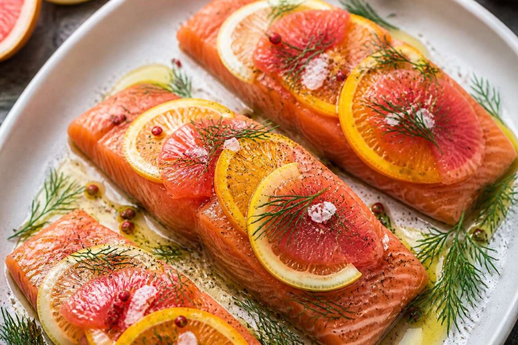 Saumon mariné aux agrumes : recette simple et rapide