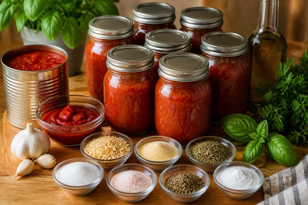 Comment préparer des bocaux de sauce tomate maison ?