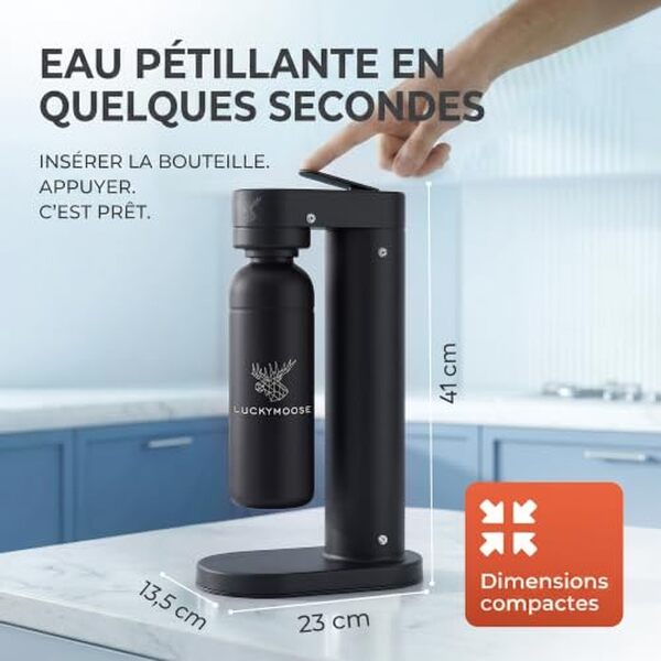 Découvrez notre test détaillé de la machine à eau pétillante Luckymoose Infinity-S en acier inoxydable : performances, avantages et verdict final.