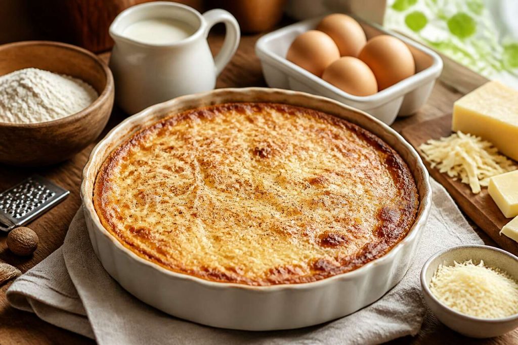 Clafoutis à l'emmental : recette Simple et Délicieuse