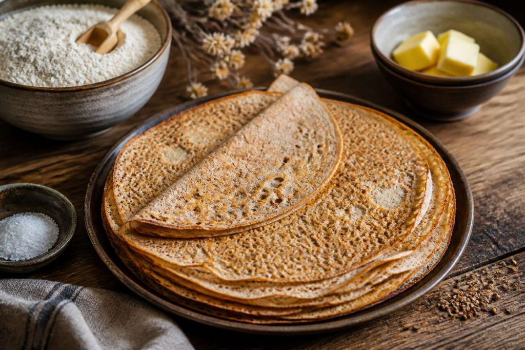 Crêpes de sarrasin simples : recette facile