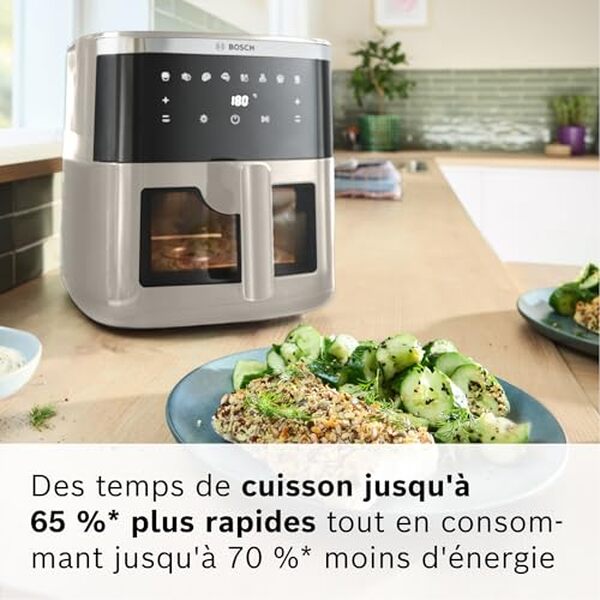 Découvrez notre test complet de la friteuse Bosch Air Fryer série 6 XXL. Capacité XXL, performances, consommation : tous les détails pour bien choisir. 