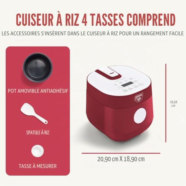 Découvrez notre test complet du cuiseur à riz GreenLife avec préréglages automatiques pour une cuisine saine et facile. Avis, avantages et guide d'achat. 
