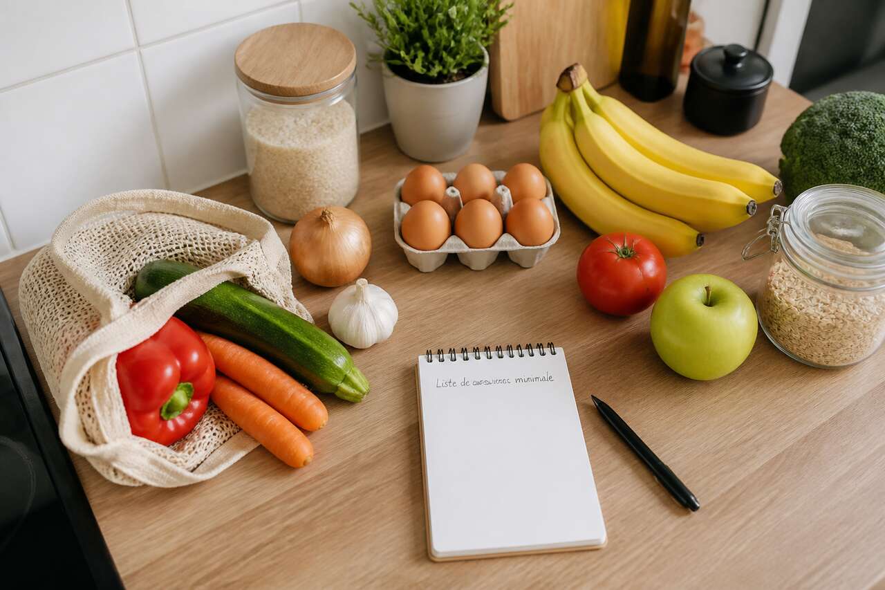La liste de courses minimale pour tenir la semaine sans se ruiner