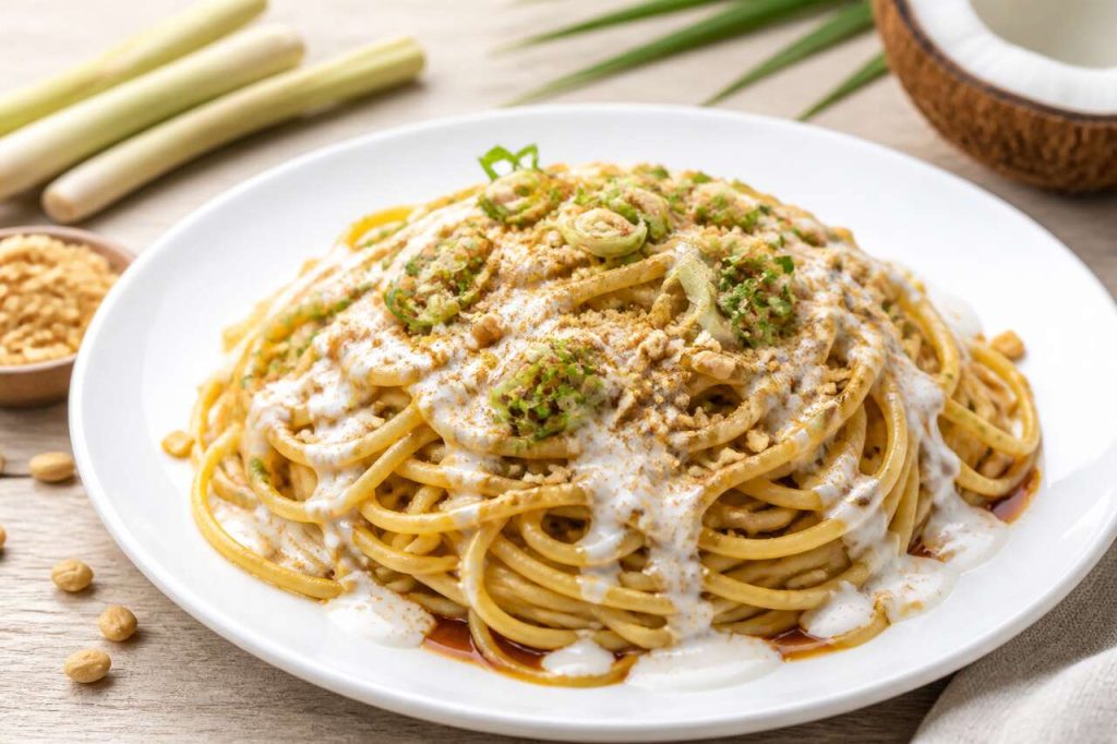 Spaghetti à la citronnelle : recette simple et savoureuse