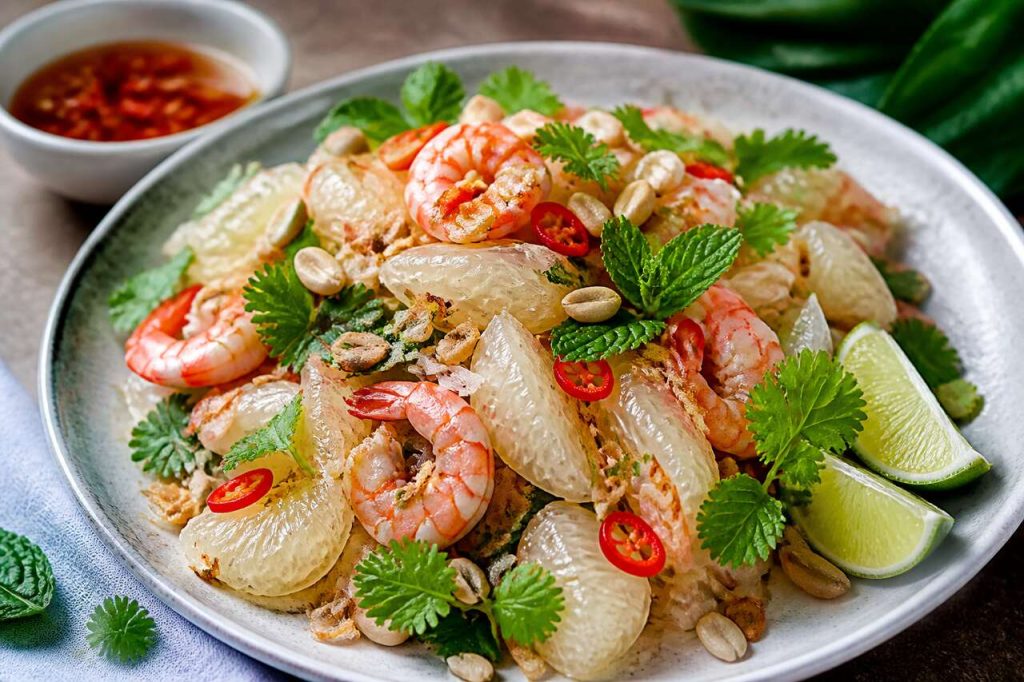 Salade de pomelo : recette facile et délicieuse