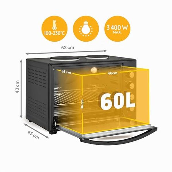 Découvrez notre test détaillé du mini-four TZS First Austria 60L 3200 W : polyvalence, performances et verdict final pour vos besoins de cuisine.