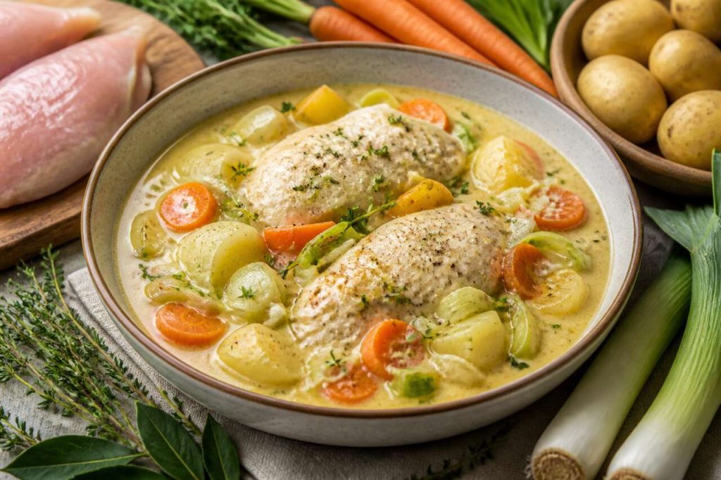 Recette facile : waterzooi de volaille simplifié
