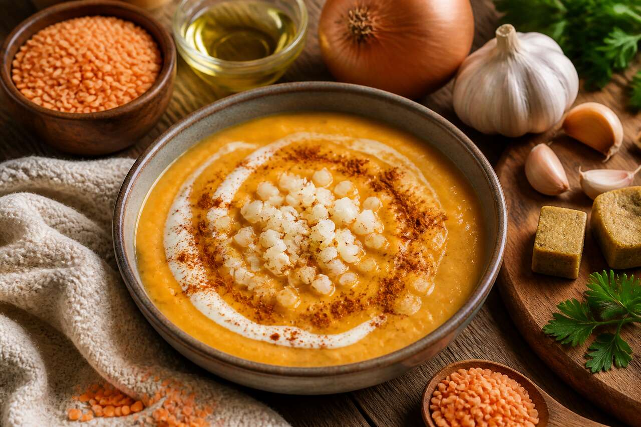 Recette : soupe de lentilles corail simple et délicieuse