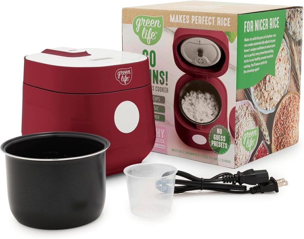 Test du GreenLife - cuiseur à riz numérique : cuisine saine et préréglages automatiques