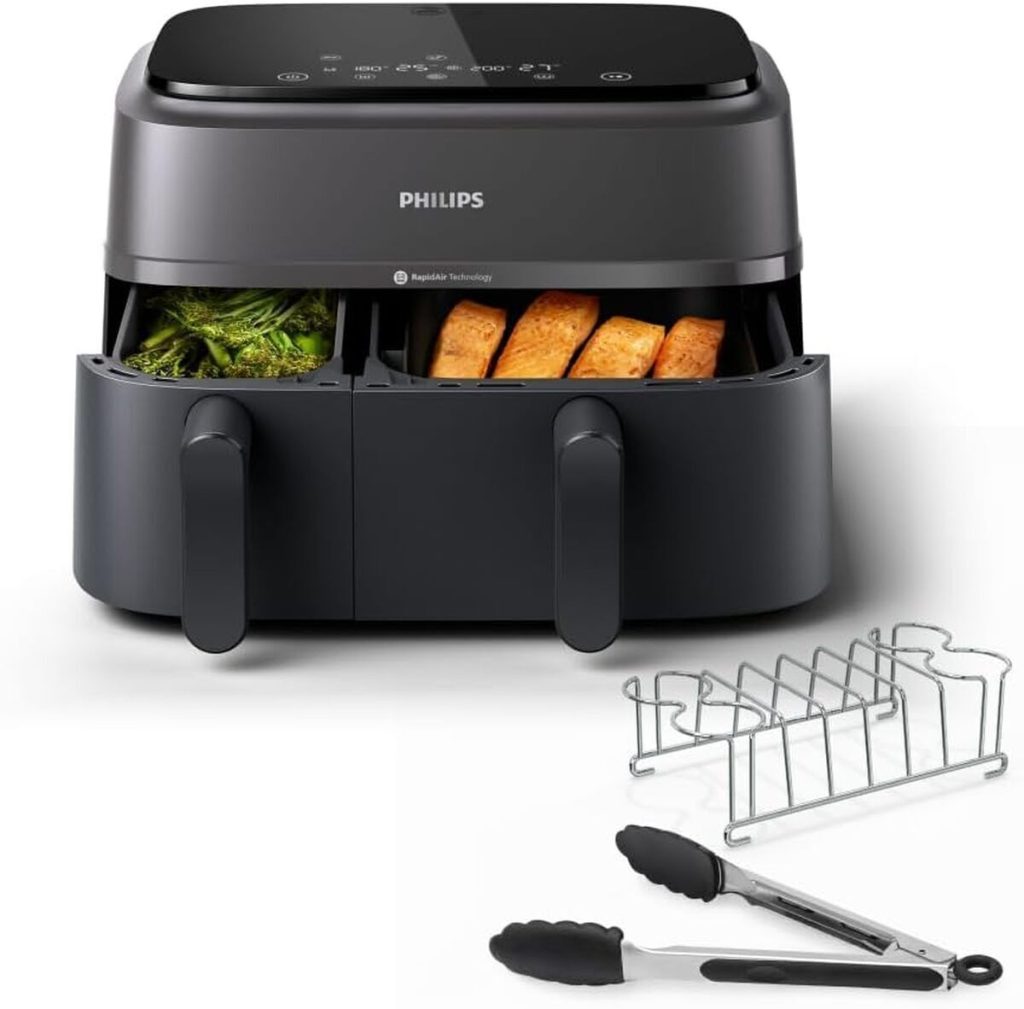 Test Philips Airfryer série 3000 : double panier et technologie RapidAir