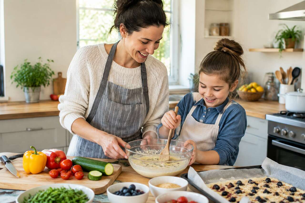 Recettes amusantes et faciles &agrave; faire ensemble, sucr&eacute;es et sal&eacute;es