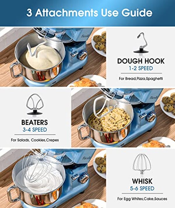 Découvrez notre test détaillé du robot pâtissier Facelle 1500W 6, 2L bleu : performances, capacité et fonctionnalités pour vos préparations culinaires.