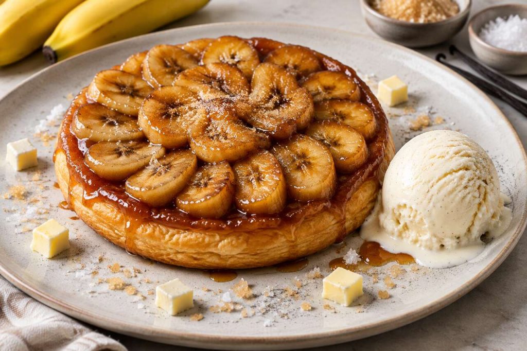 Tarte tatin à la banane : recette facile
