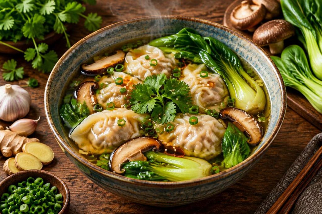 Bouillon aux raviolis : recette facile et rapide