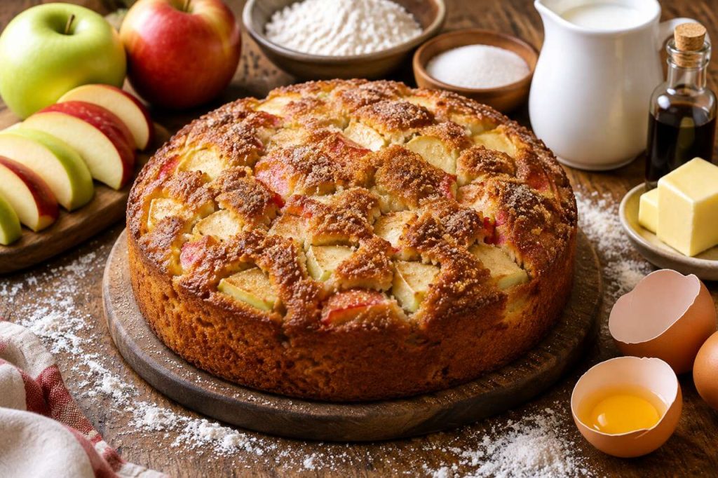 Recette facile : cake aux pommes moelleux