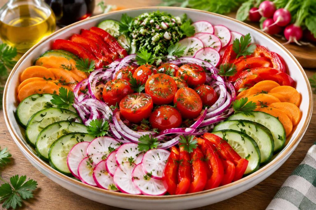 Salade de légumes : recette facile et rapide