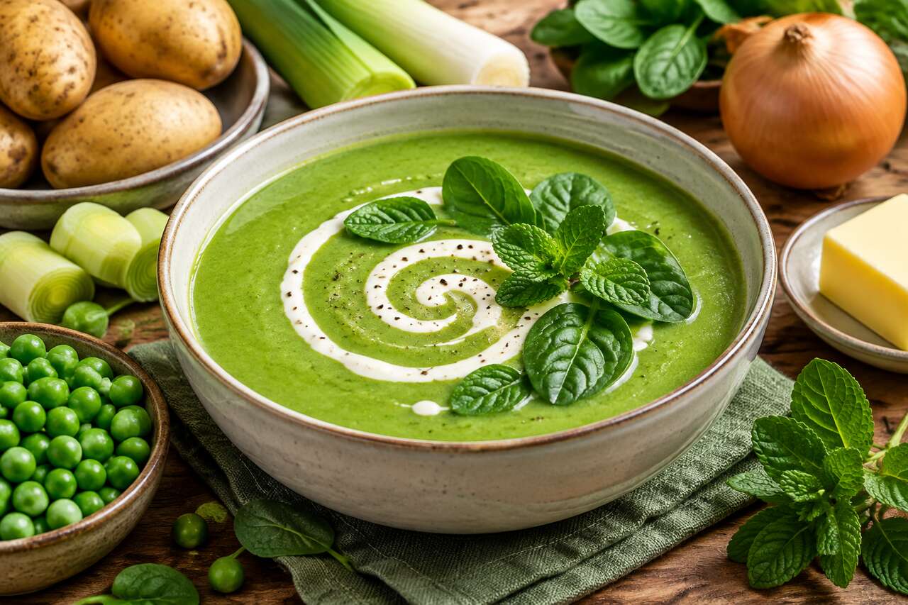 Soupe verte simple et délicieuse : recette facile