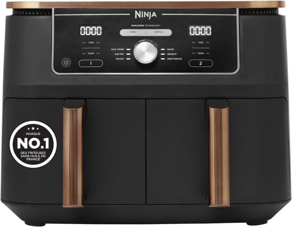 Test : friteuse sans huile Ninja Foodi MAX Dual Zone 9, 5 l