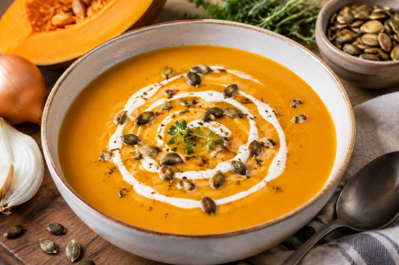 Velouté de potimarron facile : recette simple et rapide