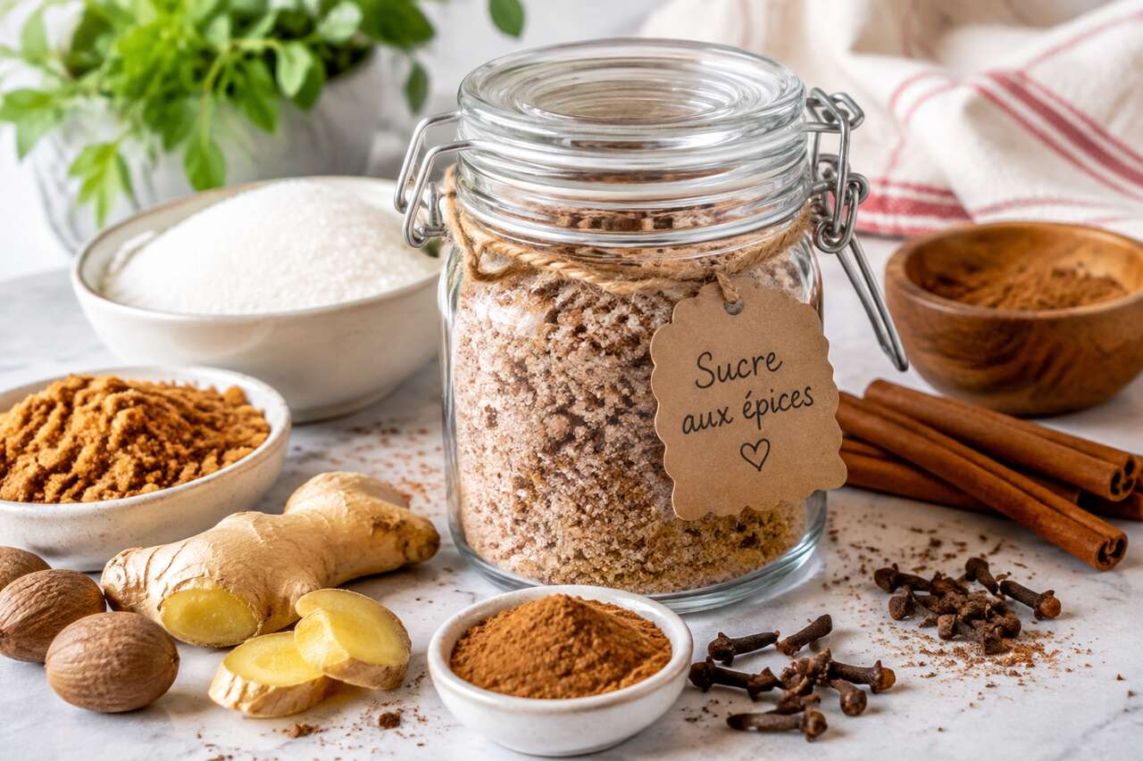 Sucre aux épices fait maison : recette simple et rapide