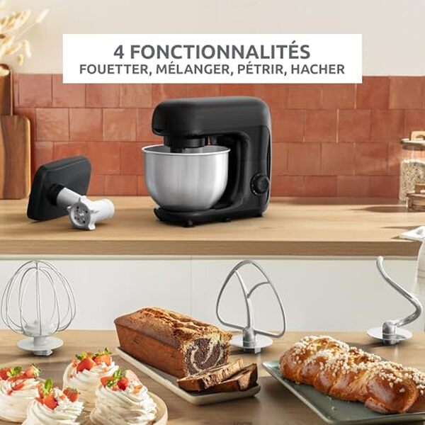 Découvrez notre test détaillé du robot pâtissier Moulinex Bake Essential QA161810 : efficacité, fonctionnalités et polyvalence pour vos préparations culinaires.