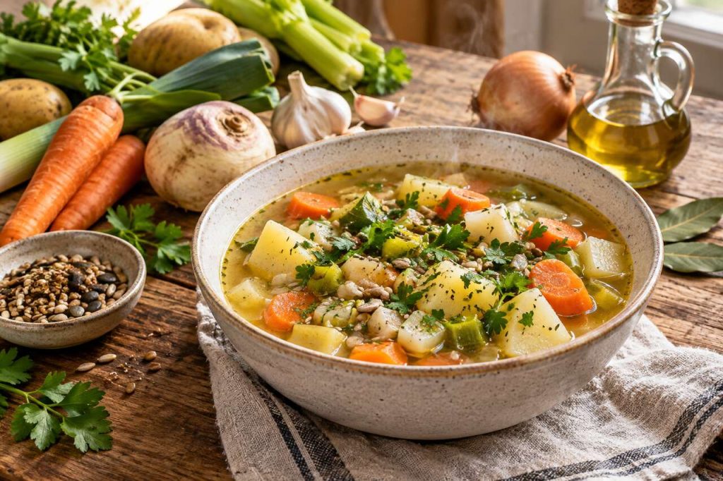 Recette facile : soupe de légumes maison