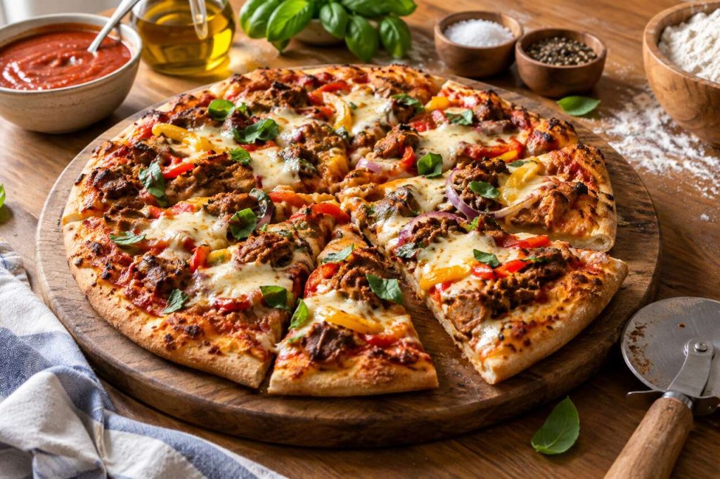 Pizza facile avec restes : recette simple et délicieuse