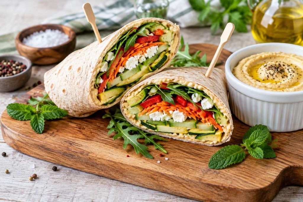 Wrap végétarien : recette simple et délicieuse