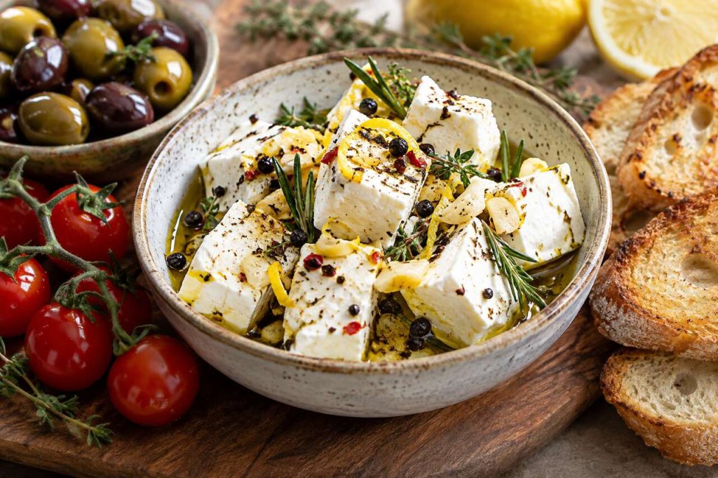 Recette facile : feta marinée maison