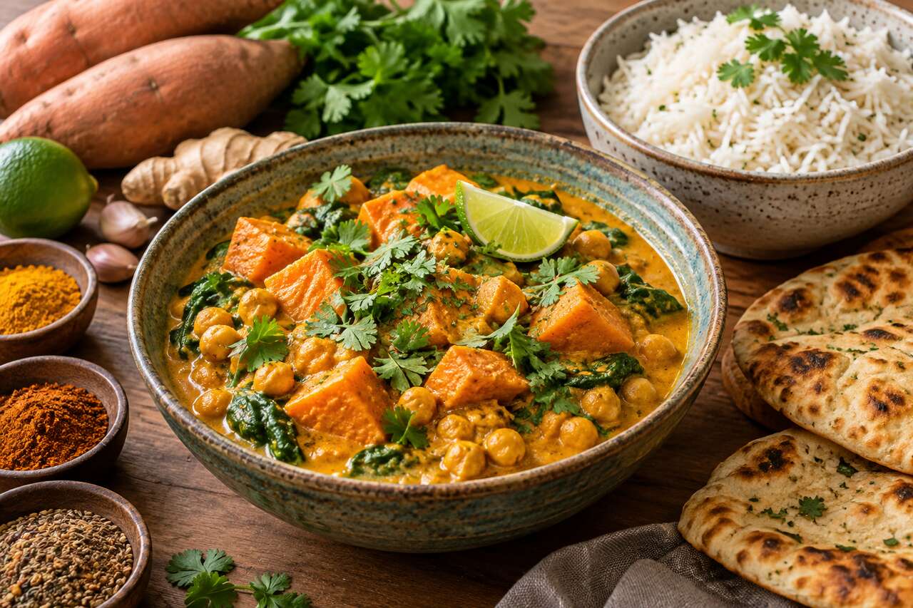Recette : curry de patates douces facile et délicieux
