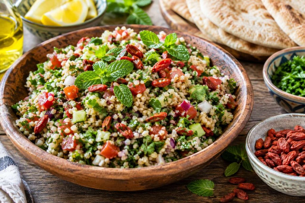 Recette : taboulé aux baies de goji simple et savoureux