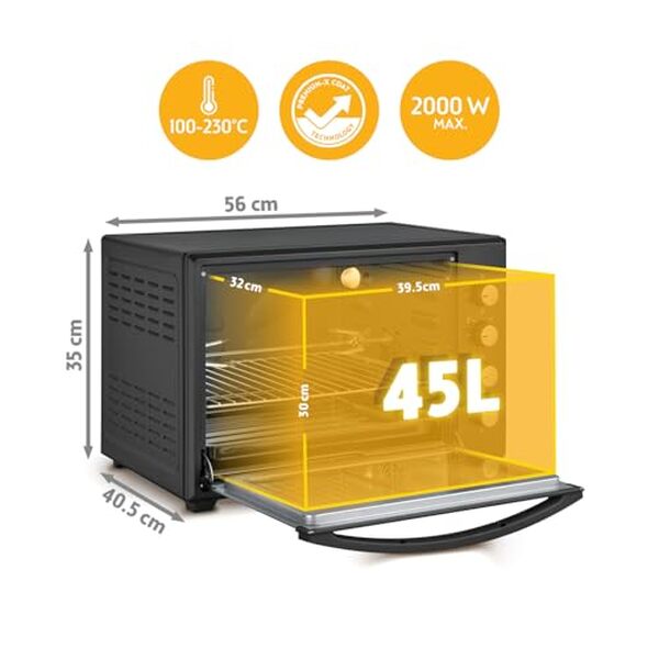Découvrez notre test détaillé du mini-four TZS First Austria 45L 2000W : puissance, polyvalence et efficacité énergétique pour vos besoins culinaires.
