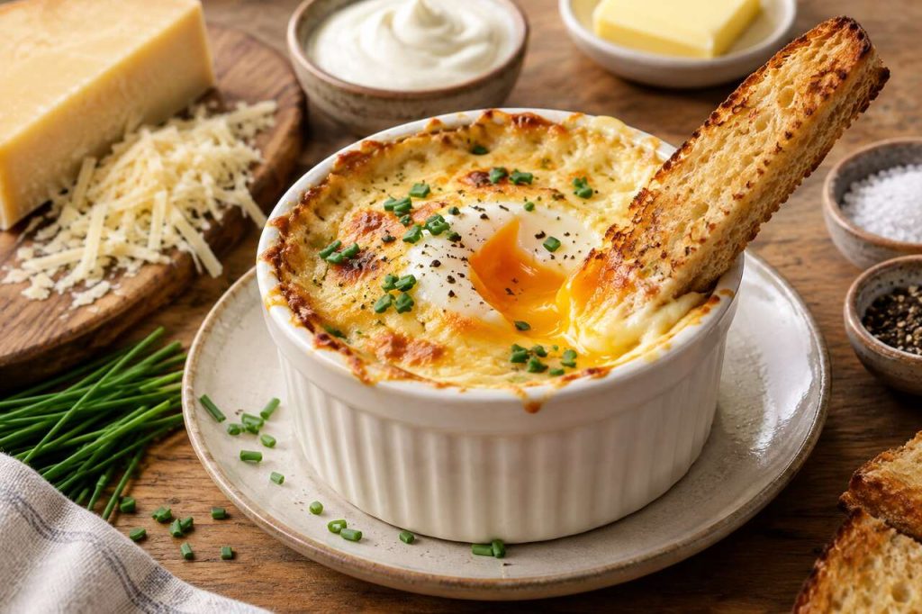 Recette d'œufs mollets au fromage