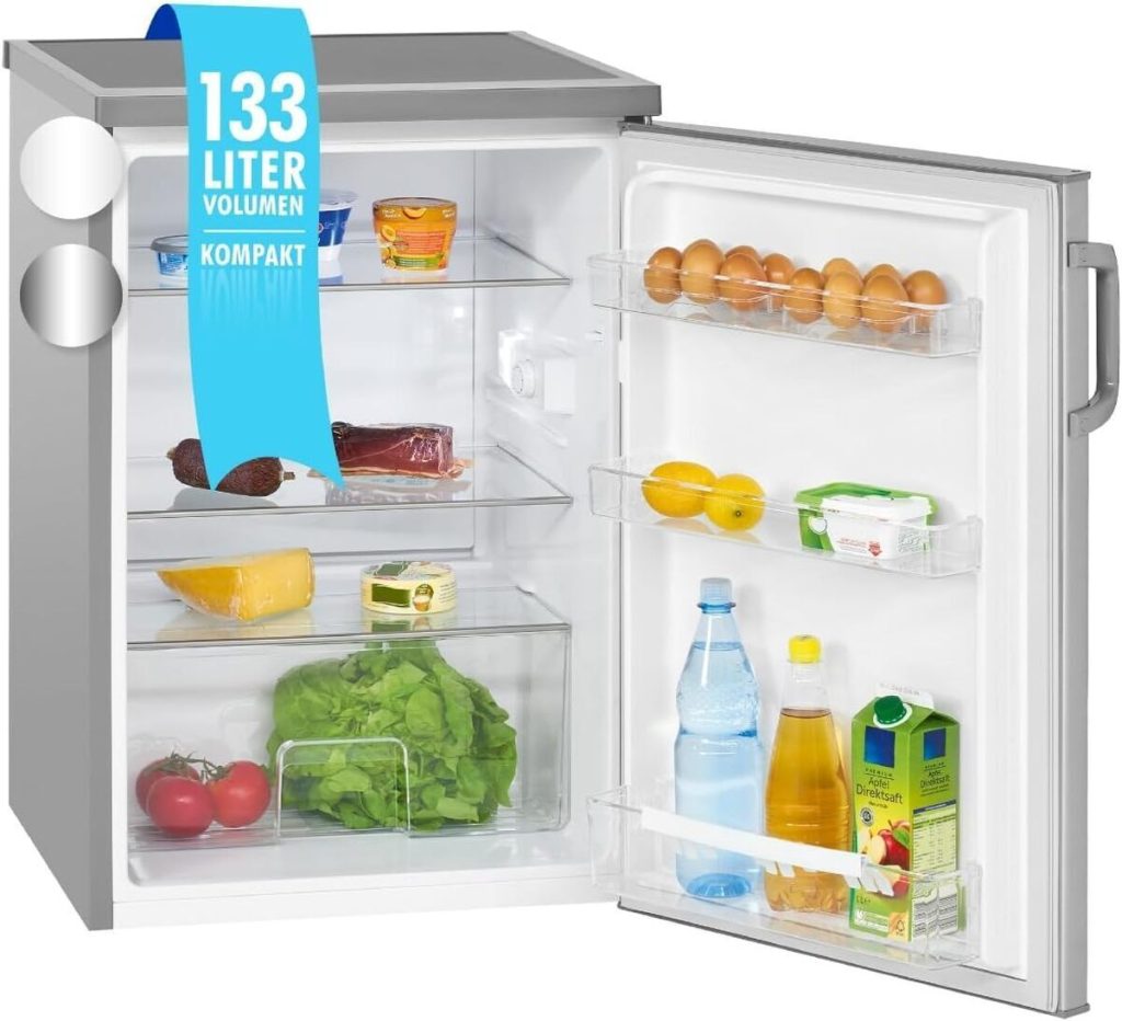 Test : bomann VS2195-1-inox, réfrigérateur inox 133L